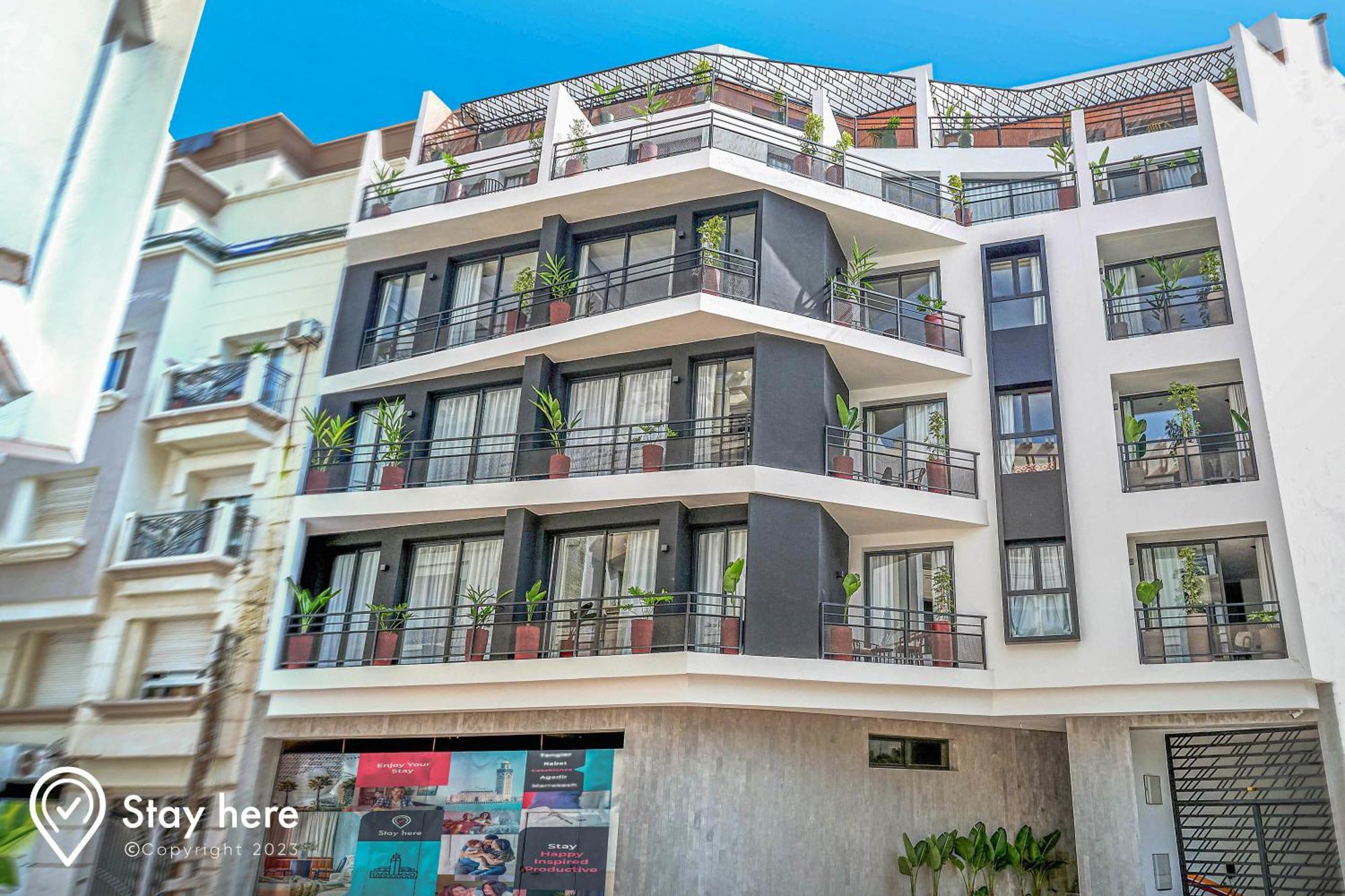 Stayhere Casablanca - Maarif - Elite Residence Zewnętrze zdjęcie